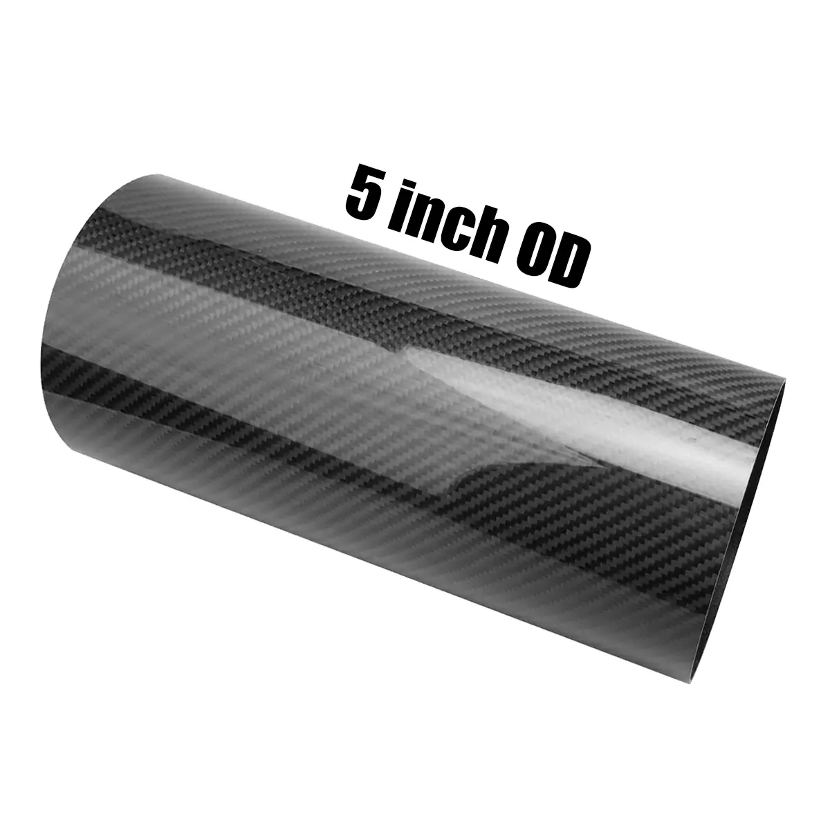 5 Zoll Kohlenstoff fiebr Rohr benutzerdefinierte 127mm OD Rohr