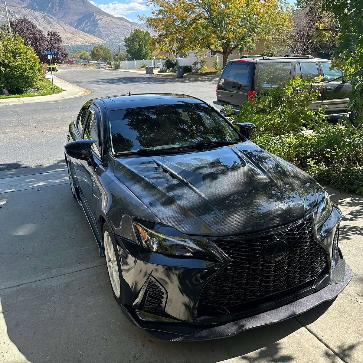 Capô de fibra de carbono do IS250 IS300 para Lexus IS 2006-2012