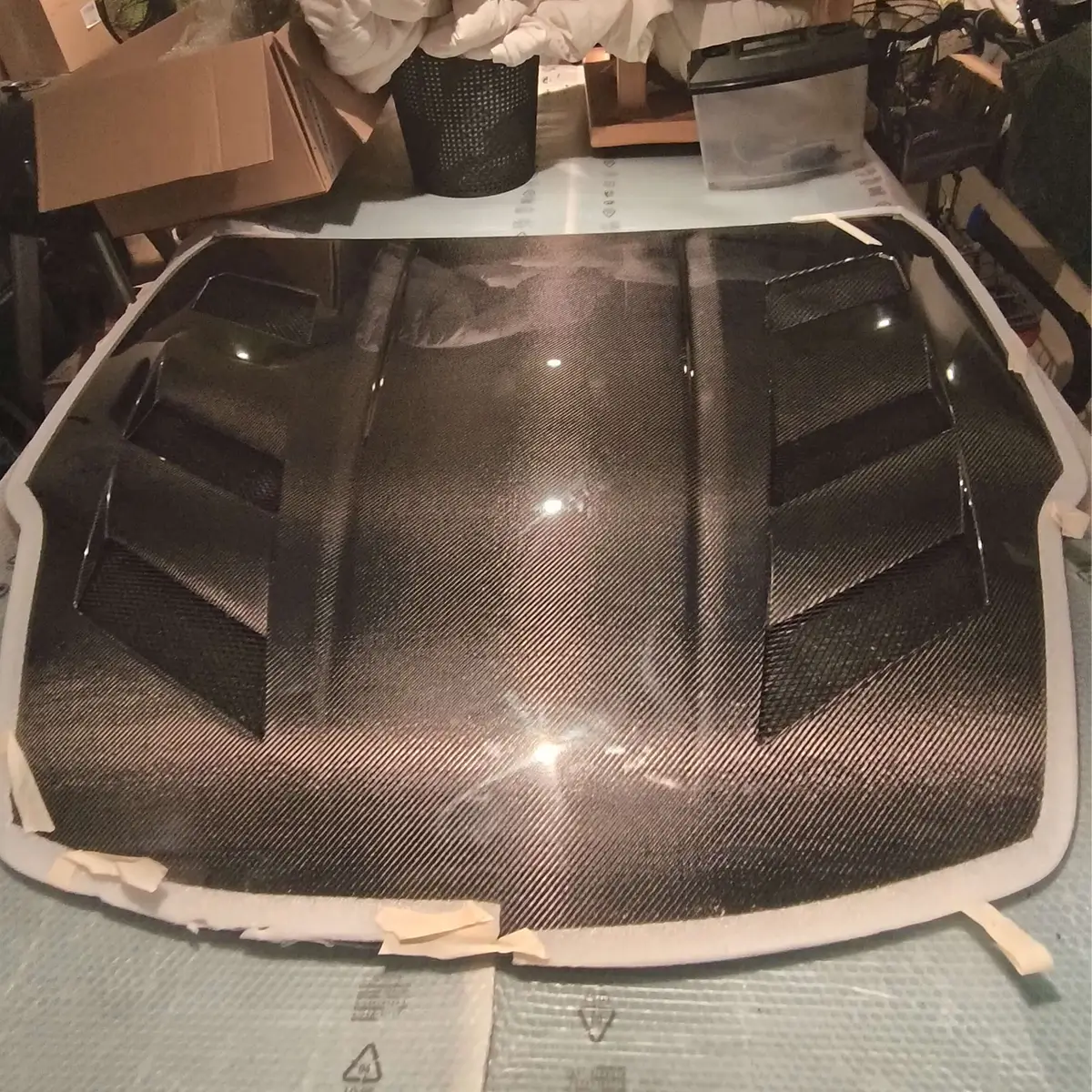 Capota de fibra de carbono para Nissan 350Z Z33 2003-2006