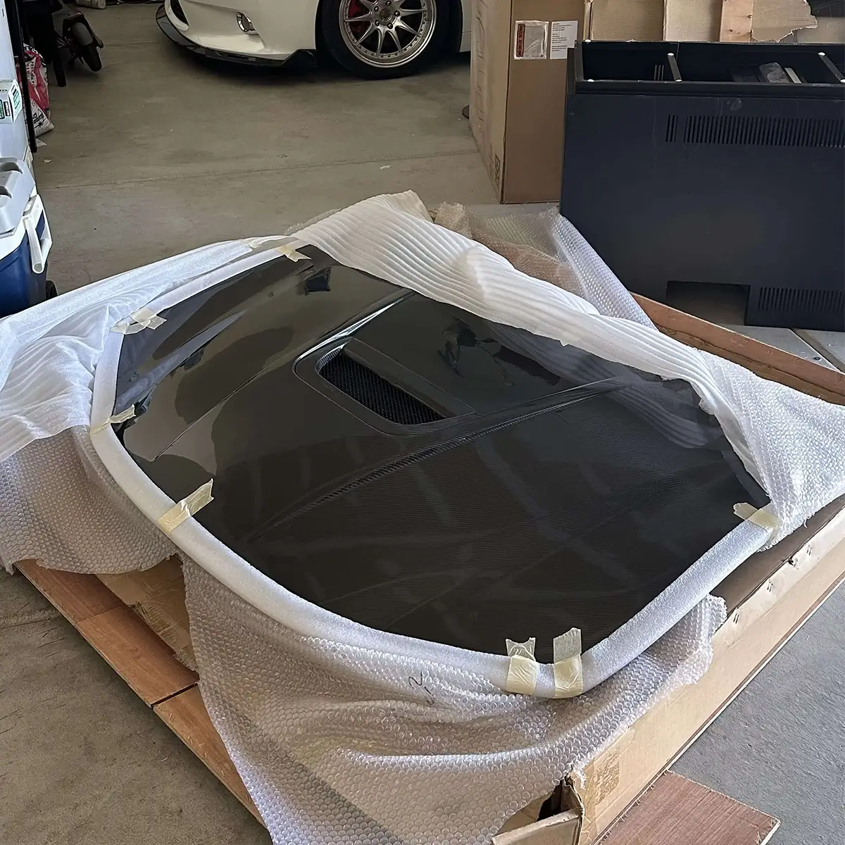 Capô de fibra de carbono para Lexus IS Série ES IS250 IS300 IS350 2013-17 DL-LS0926-02