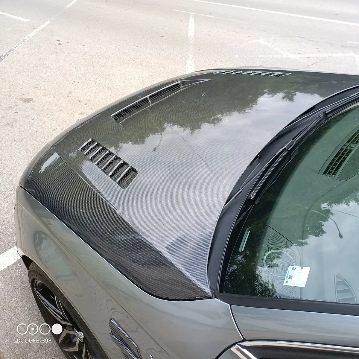 Capô de fibra de carbono para Audi A4 B8 2008-2012