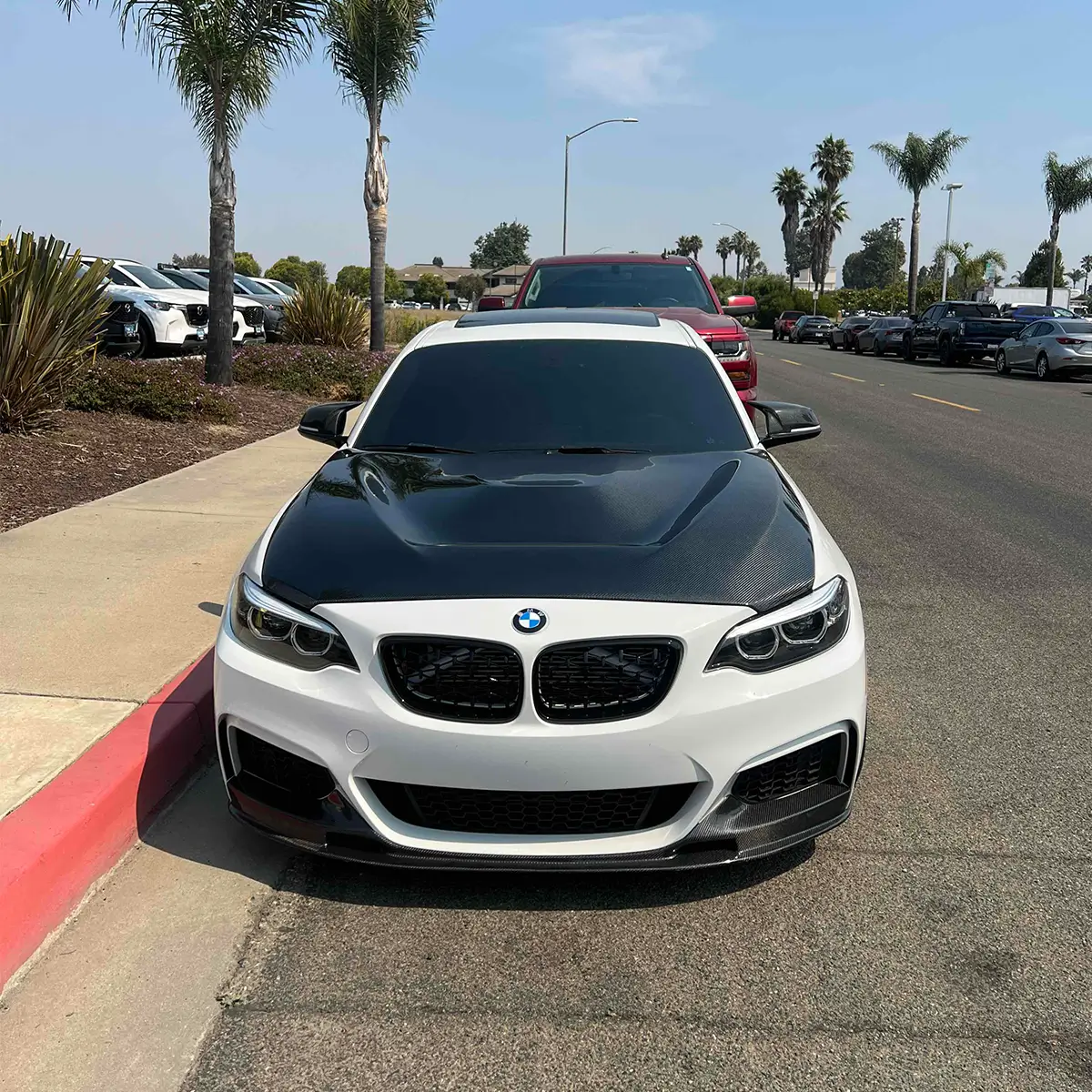 Capota de fibra de carbono para BMW Série 2 M235i F20 F21 F22 F23 F87 M2