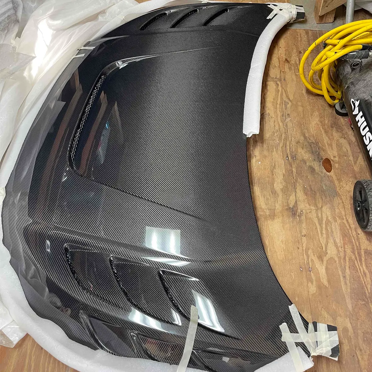 capô de fibra de carbono para Honda Civic 10ª geração X FC1 FK7 FK8 Type R 2015-2020