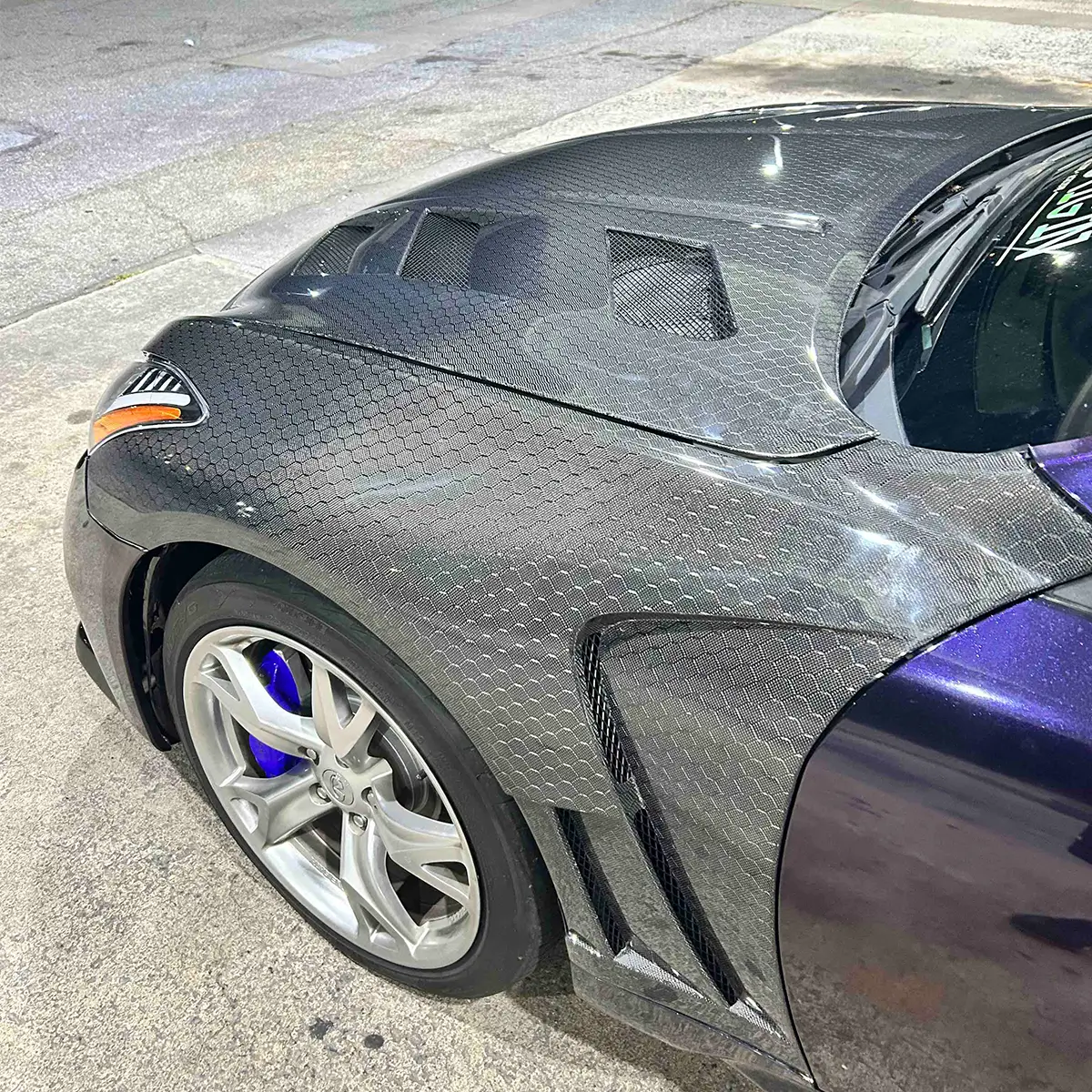 Capô de fibra de carbono para Infiniti G37 Coupe 2008-2014