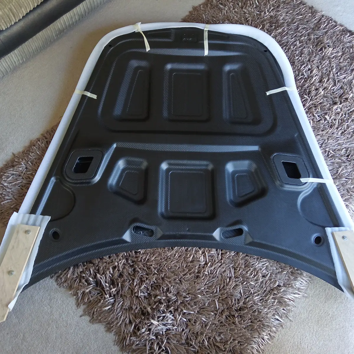 capô de fibra de carbono para Porsche Cayman 718 981 2018-2022