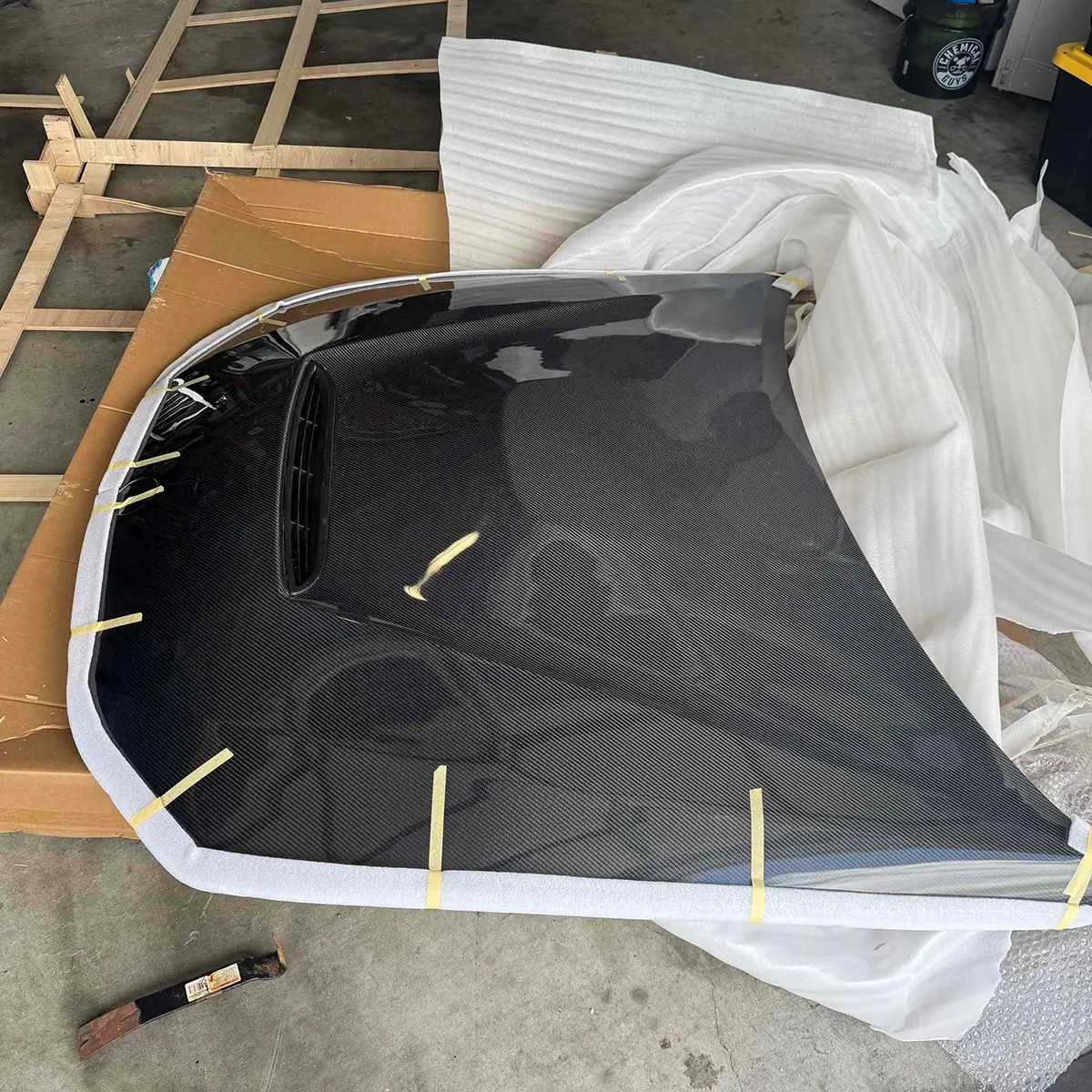 Capô de fibra de carbono e92 personalizado para BMW série 3 335i 335 2007-2010