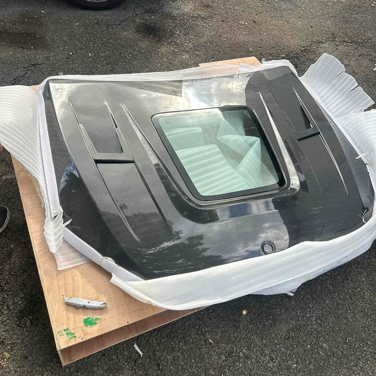 glc200 glc260 glc300 glc63 x253 capô de fibra de carbono para Mercedes-Benz GLC 2017-2022