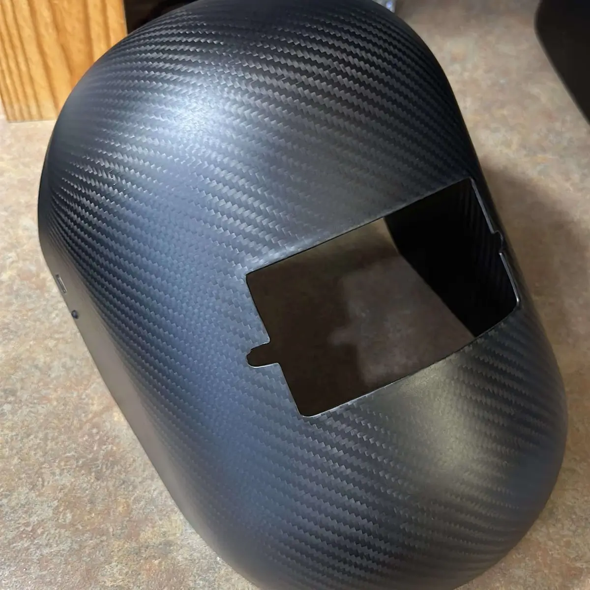 carbon fiber welding hood