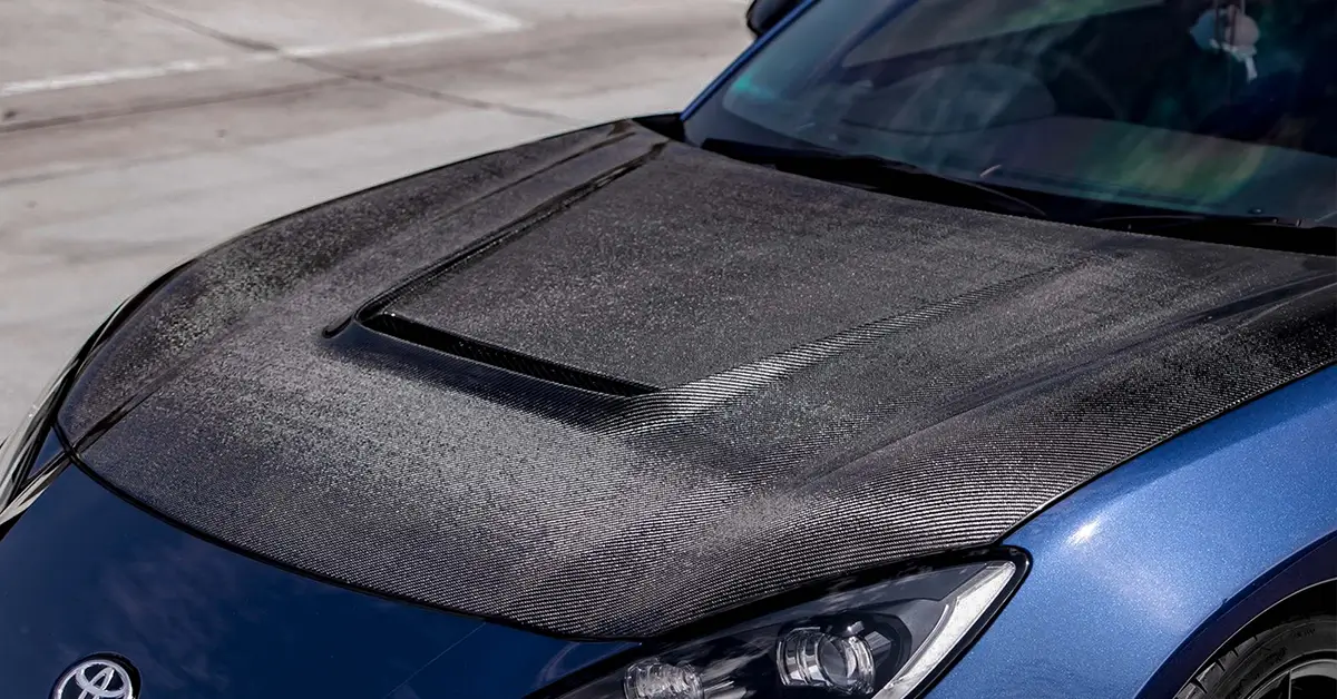 custom carbon fiber hood, custom carbon fiber car parts