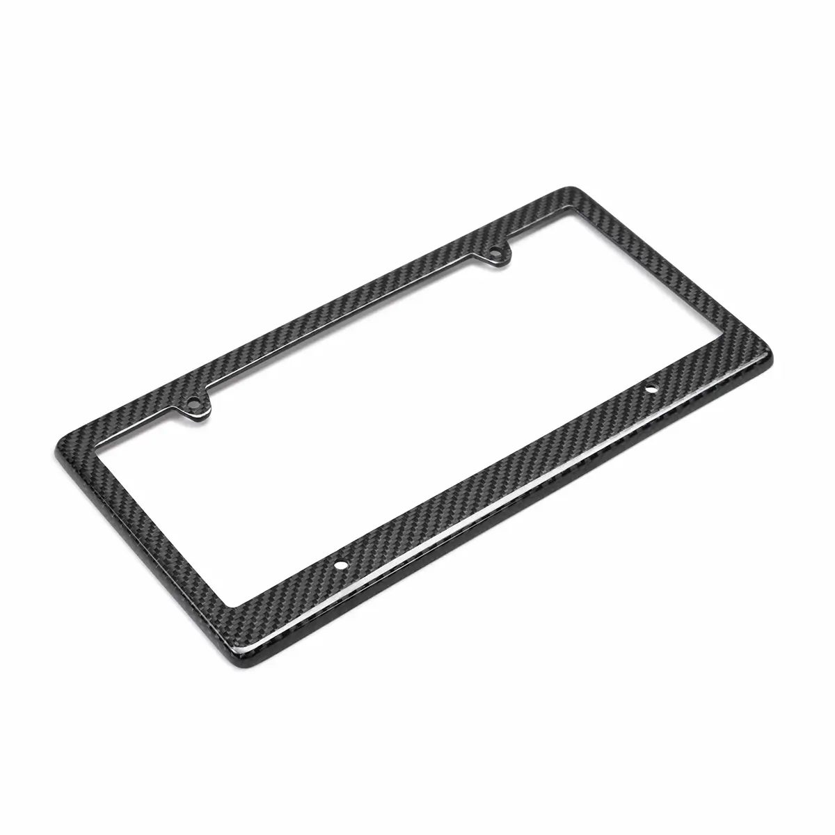 custom carbon fiber license plate frame