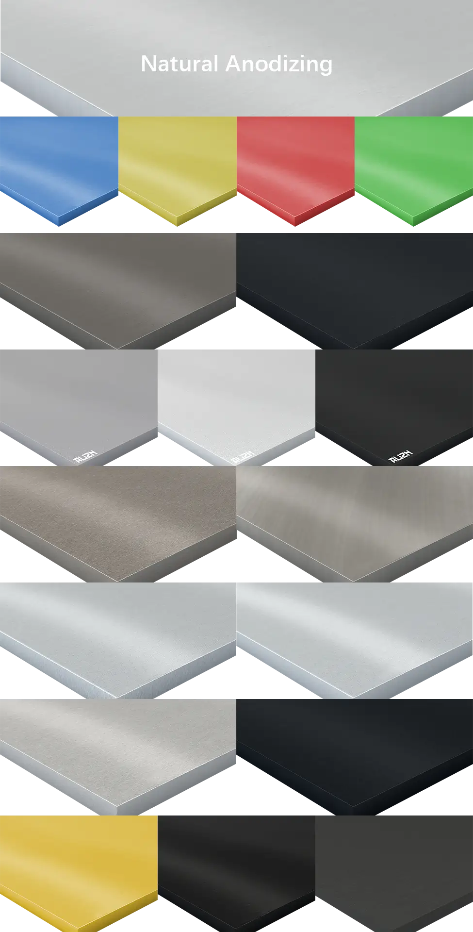 CNC machining finishes surface treatment