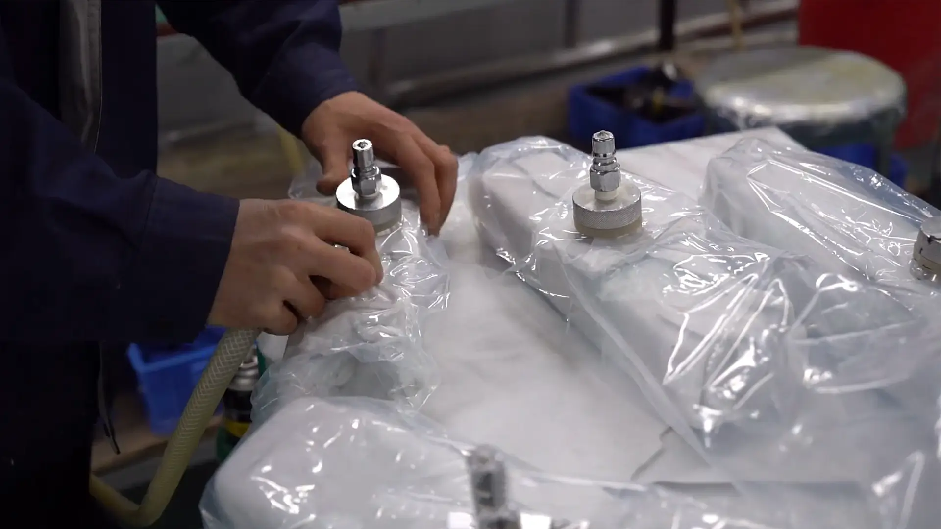 carbon fiber molding area
