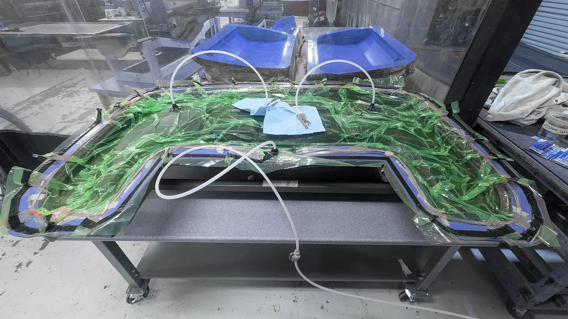 carbon fiber vacuum bagging