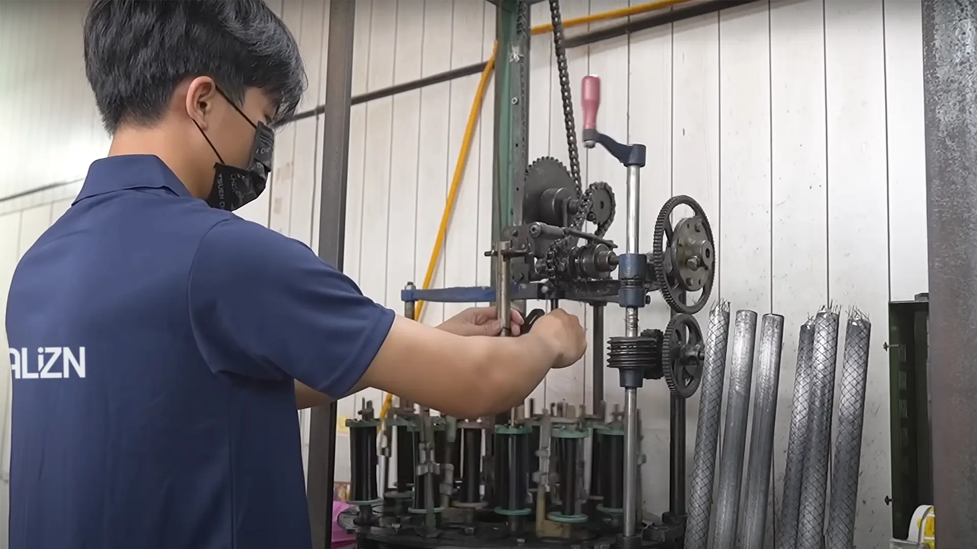 carbon fiber winding area