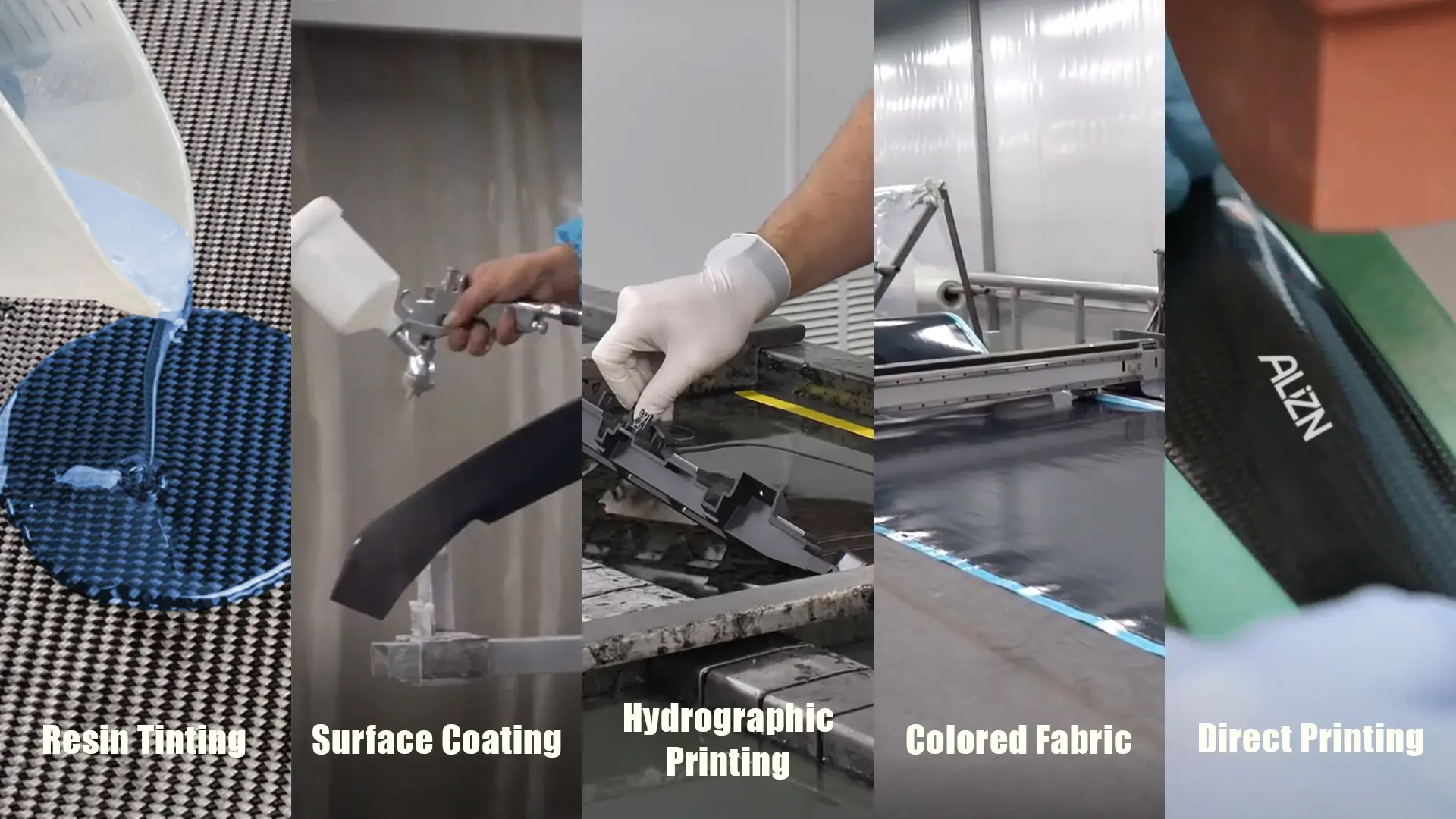 common methods for custom carbon fiber parts color