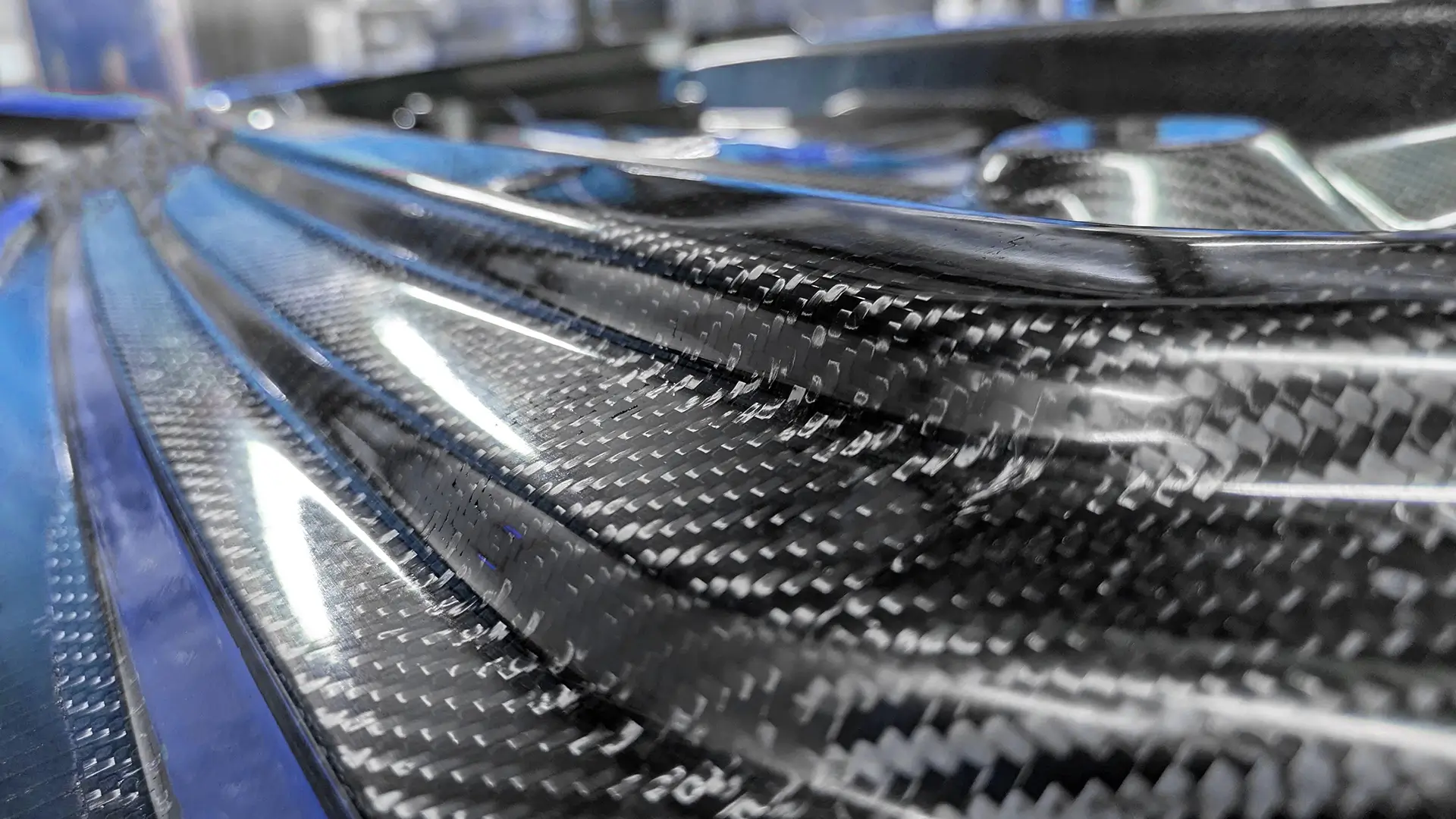 hand layup vacuum bagging carbon fiber part