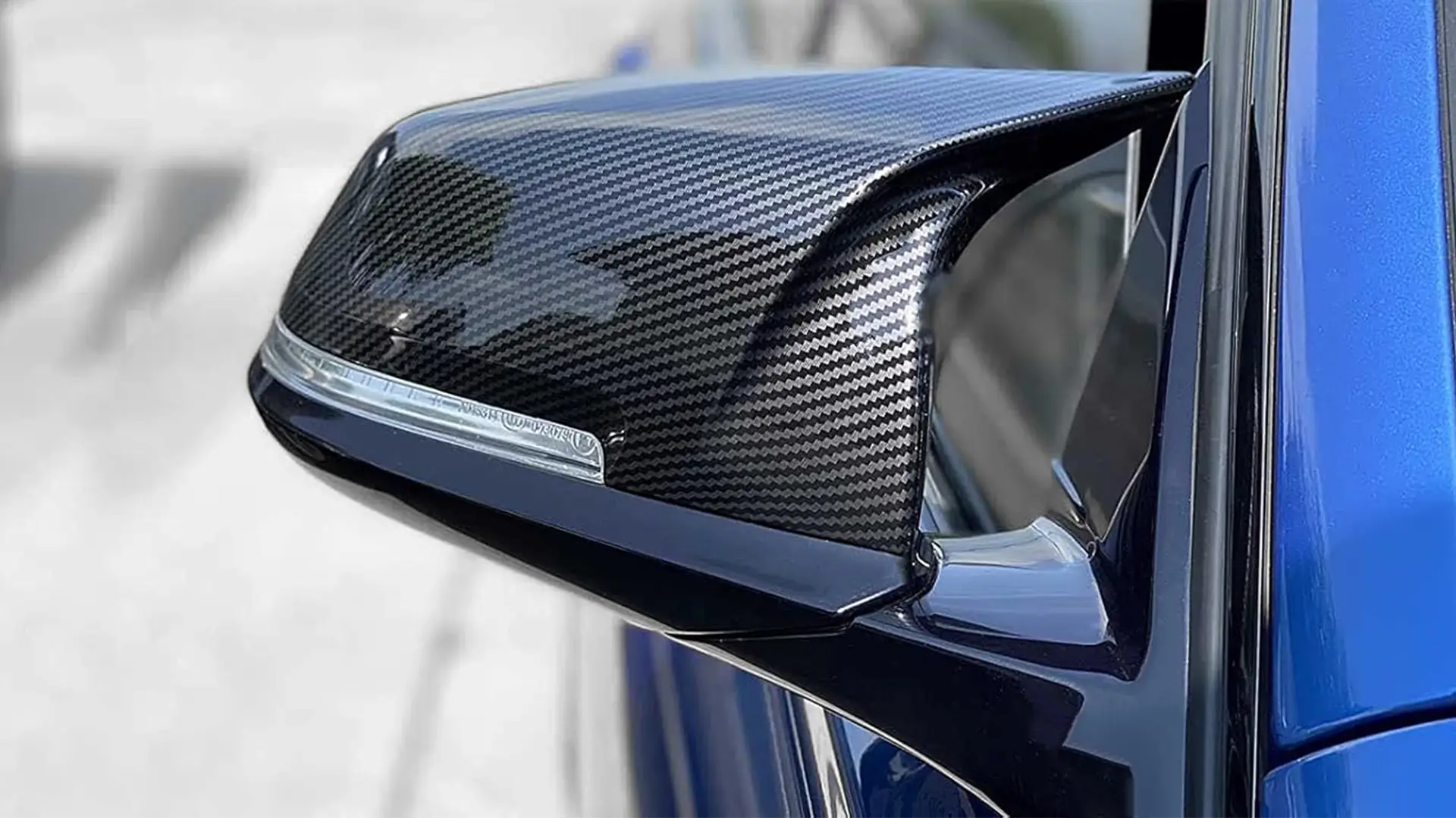 carbon fiber mirror caps molding method