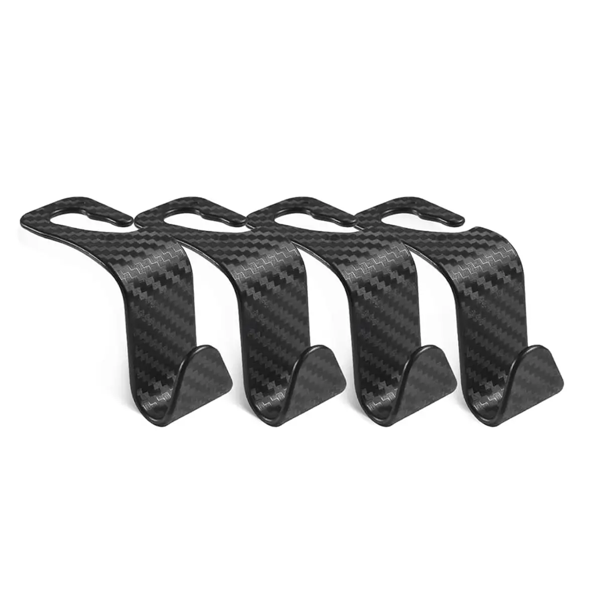 custom carbon fiber car seat headrest hooks