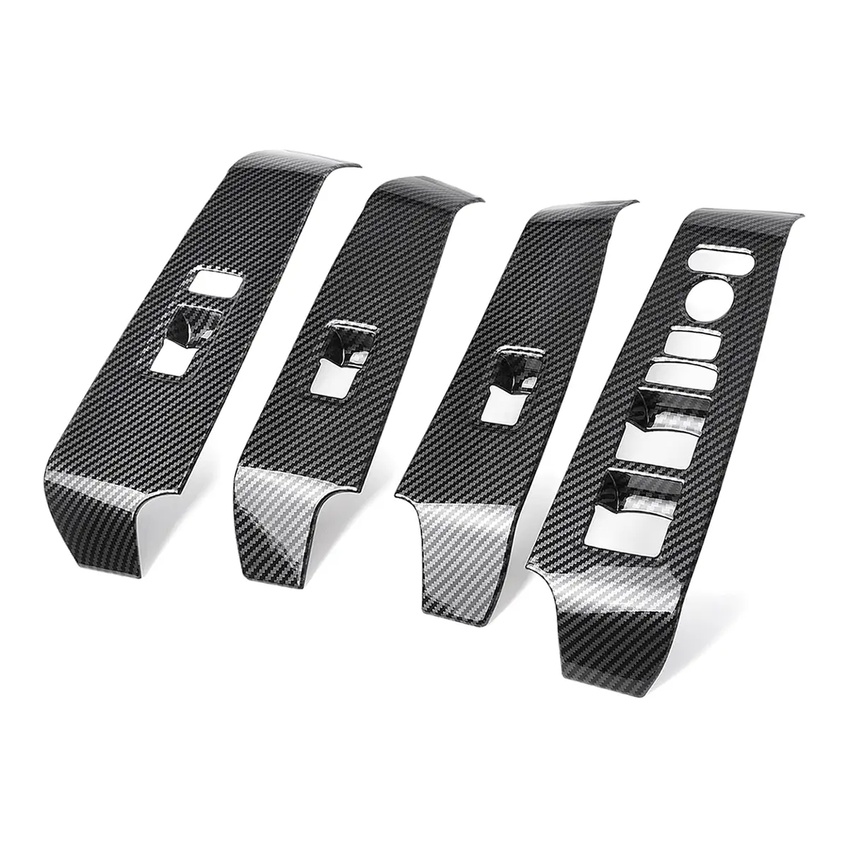 custom carbon fiber car window control panel