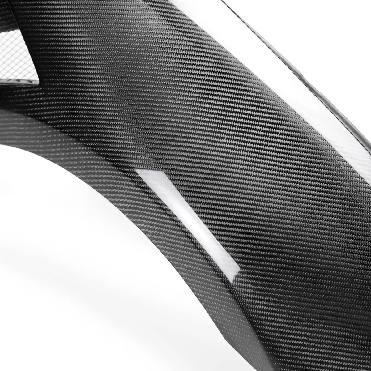 custom carbon fiber fender detail