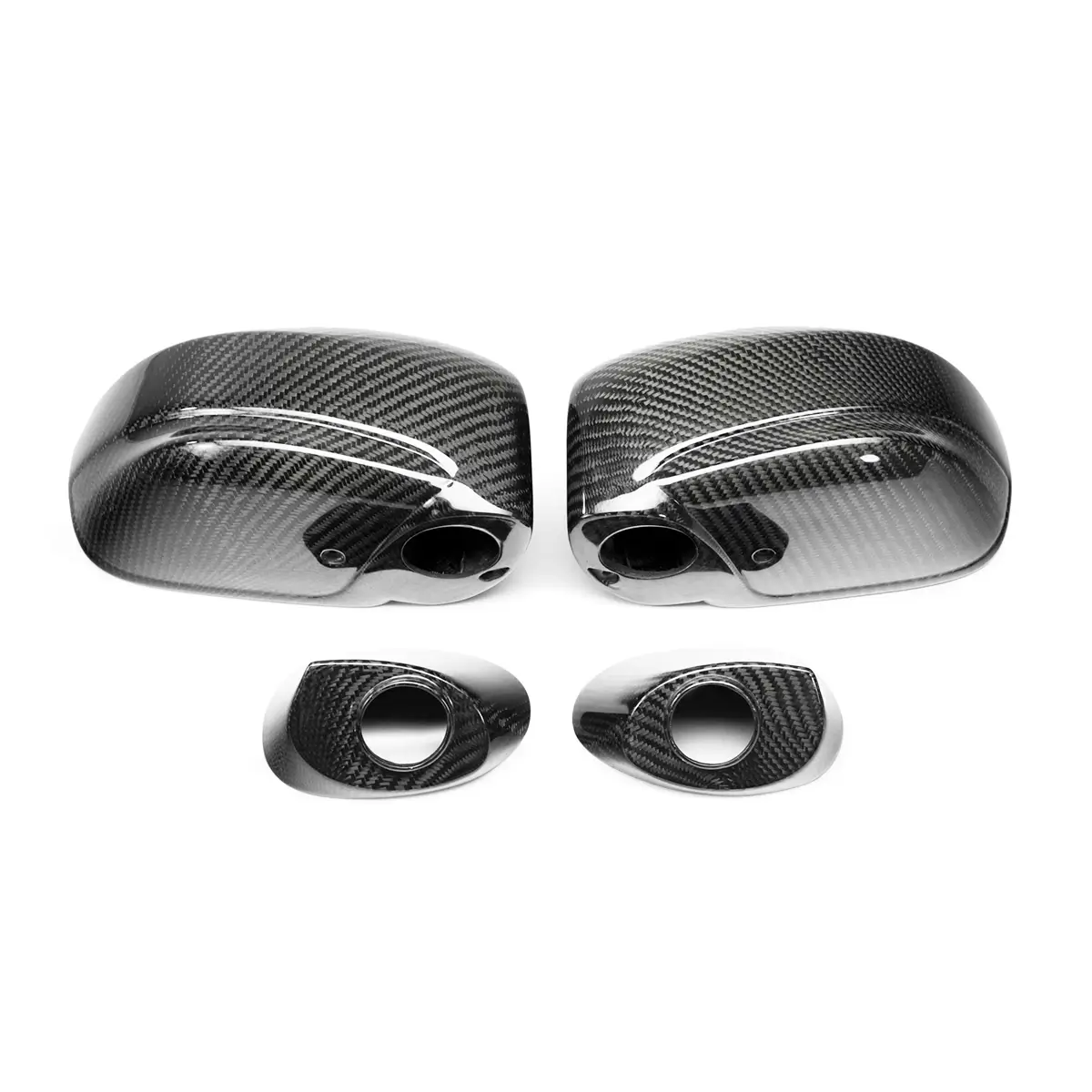 custom carbon fiber mirror caps