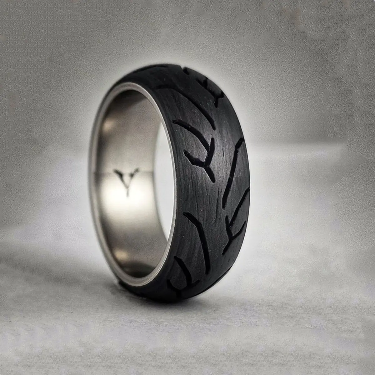 custom carbon fiber tungsten ring