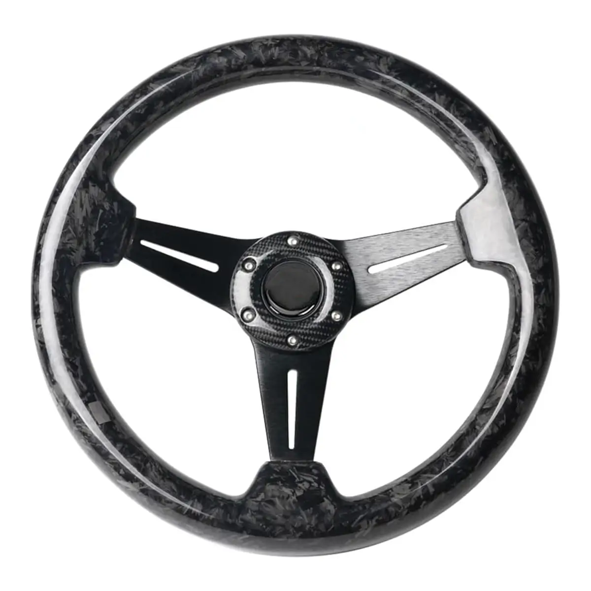 custom forged carbon fiber steering wheel