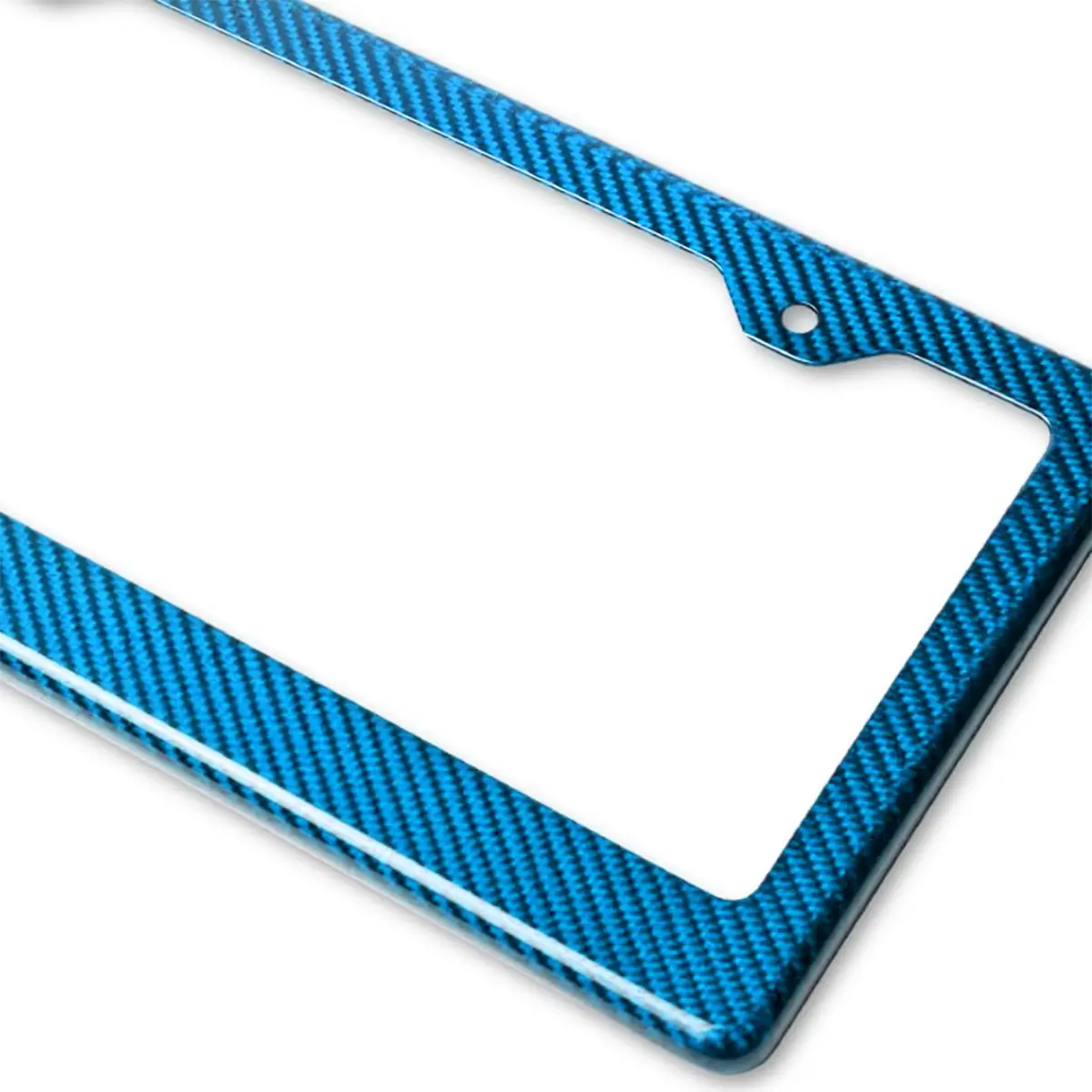custom license plate frame carbon fiber