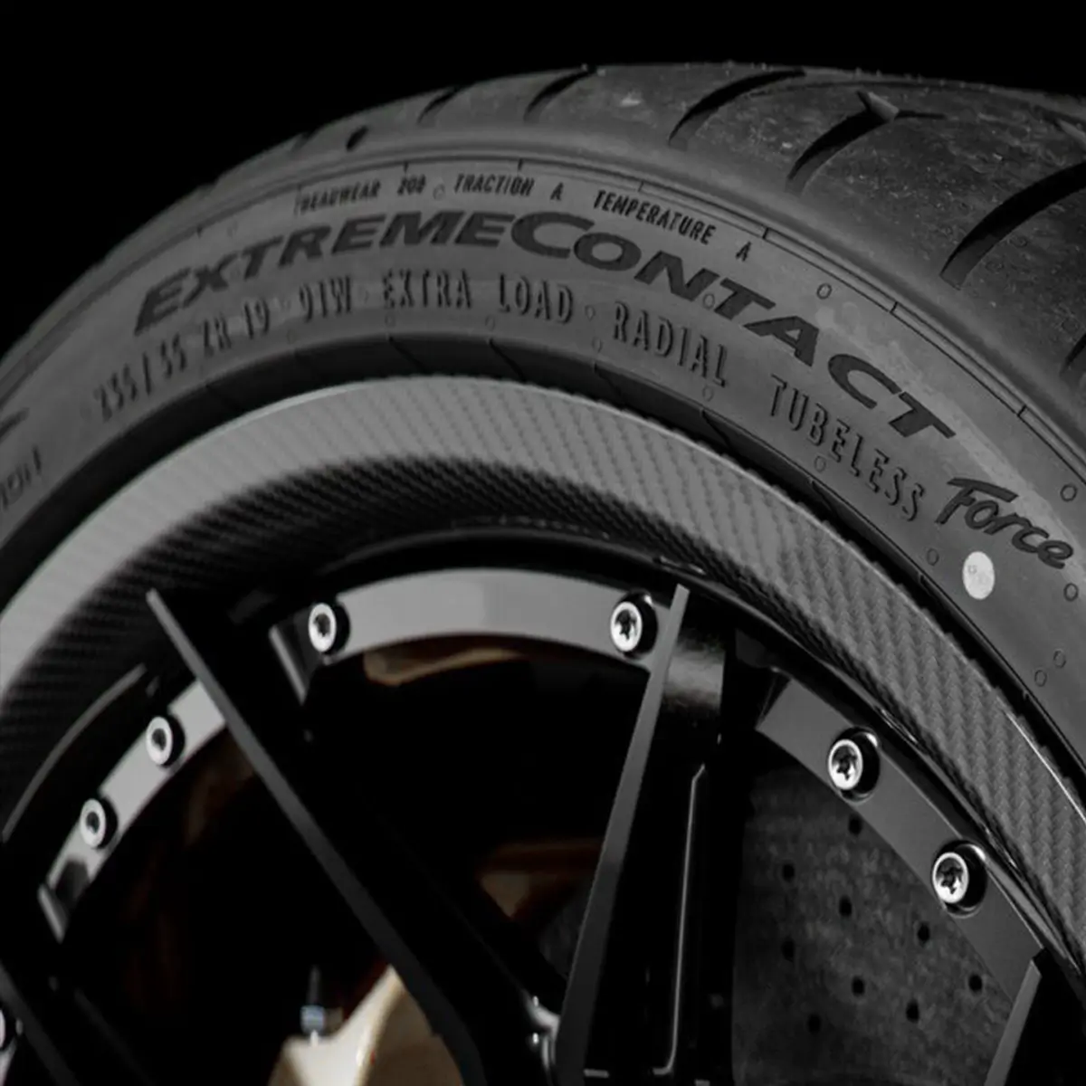 custom mustang carbon fiber wheels