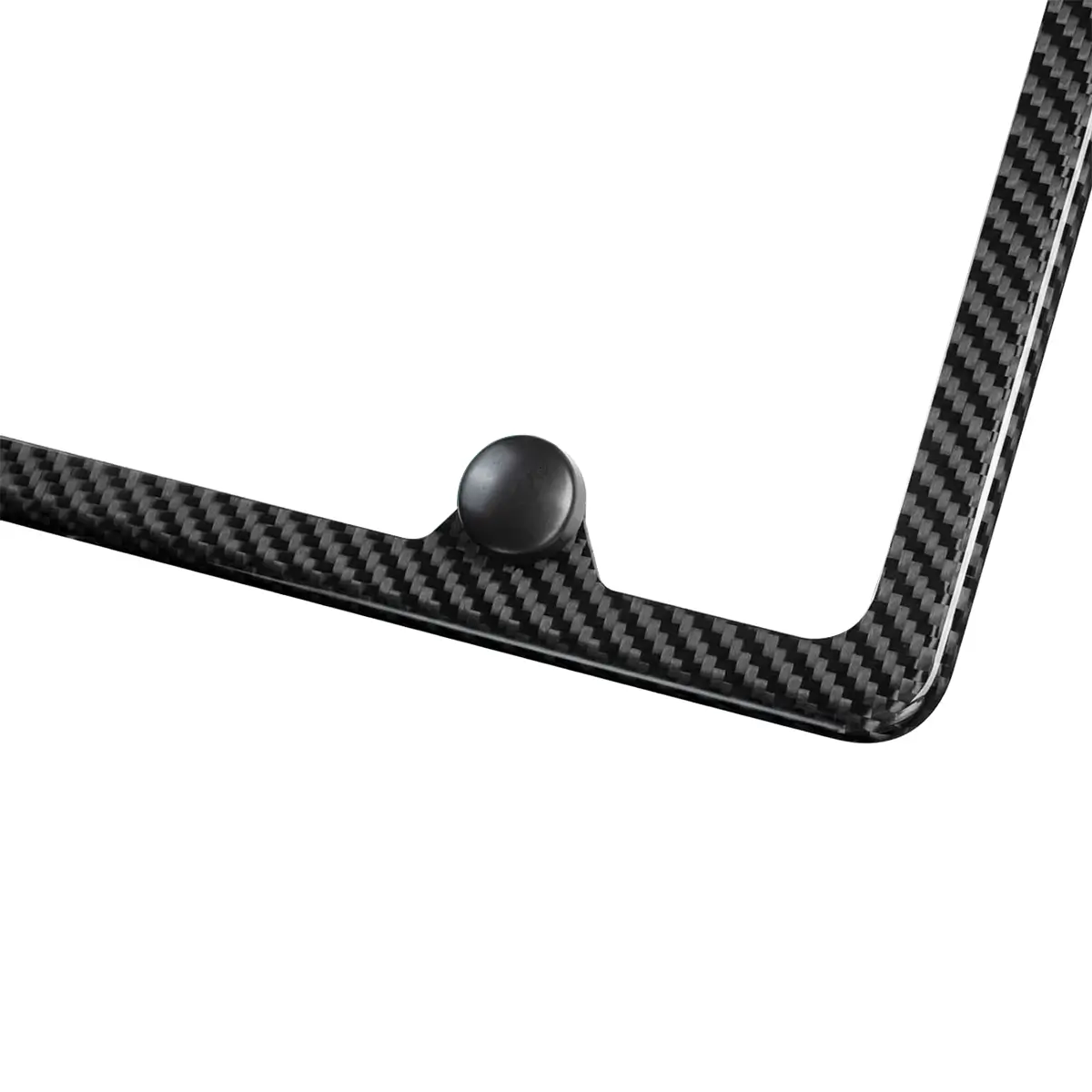 custom real carbon fiber license plate frame
