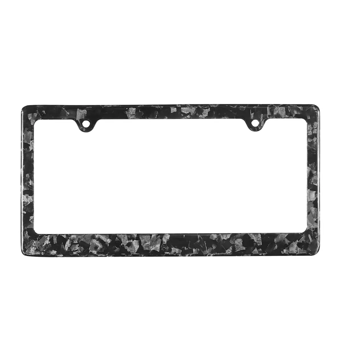 custom real forged carbon fiber license plate frame