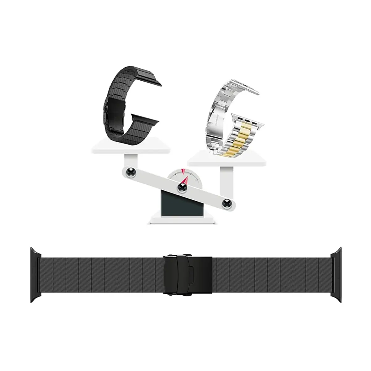 carbon fiber watch band custom
