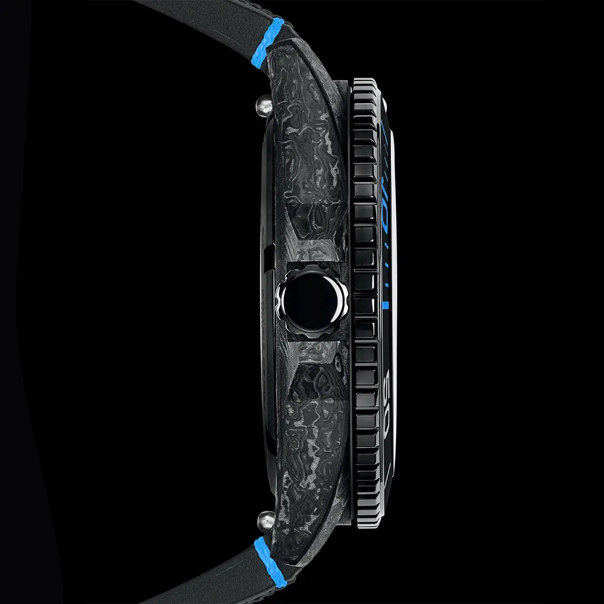 carbon fiber watch forged custom