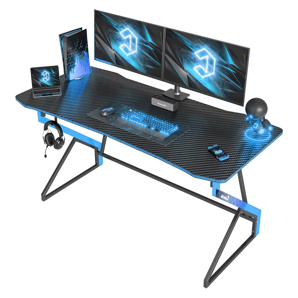 custom carbon fiber gaming desk