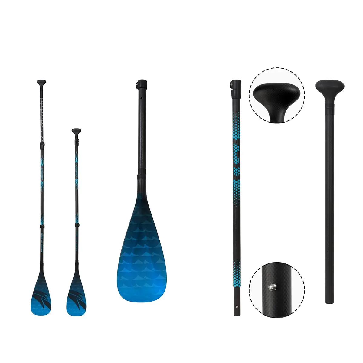custom carbon fiber kayak paddles