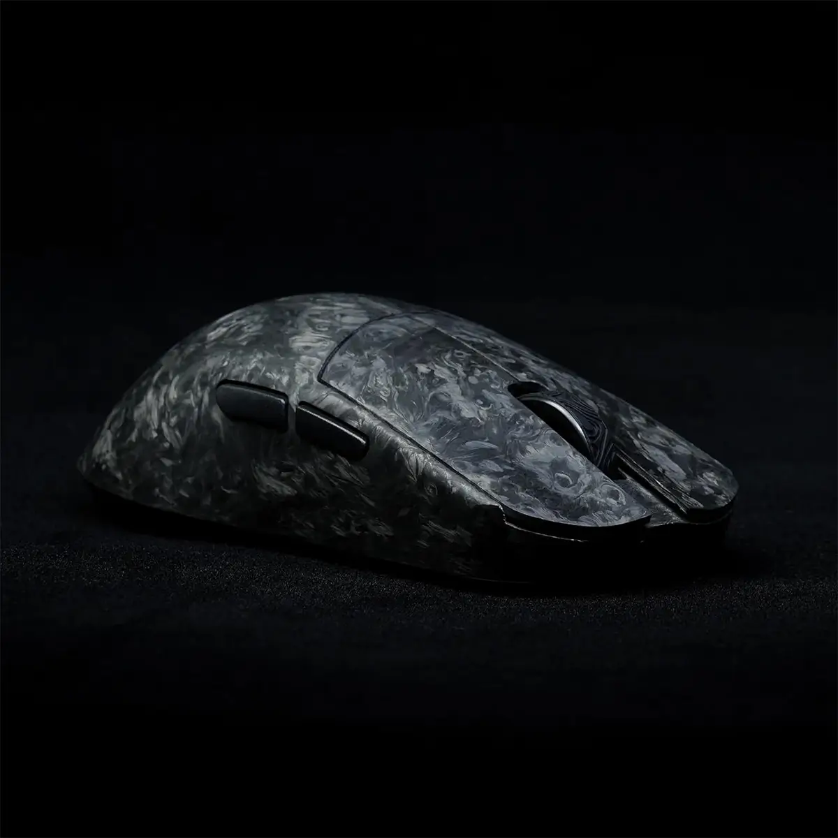 custom carbon fiber mouse forged