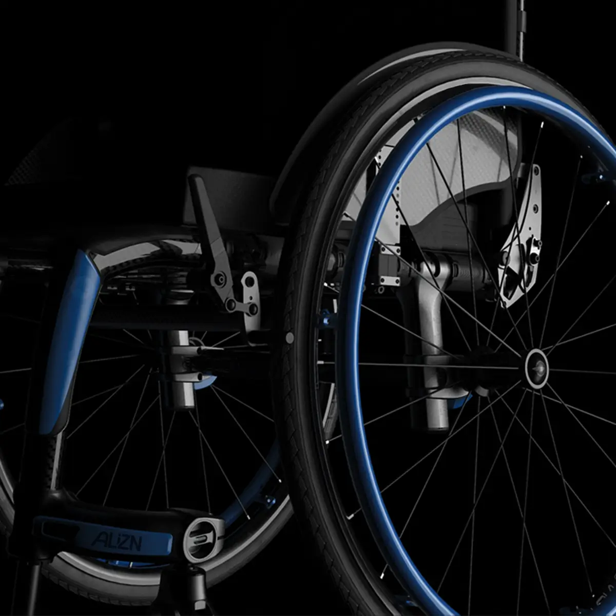 fauteuil roulant rigide en fibre de carbone