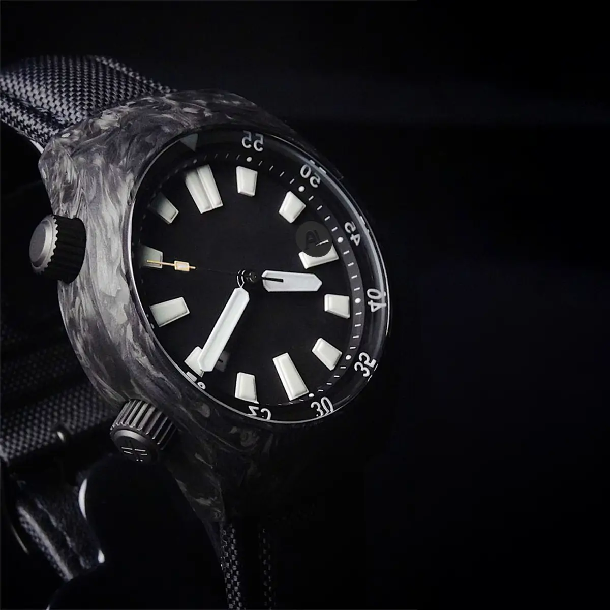 custom carbon fiber watches for men