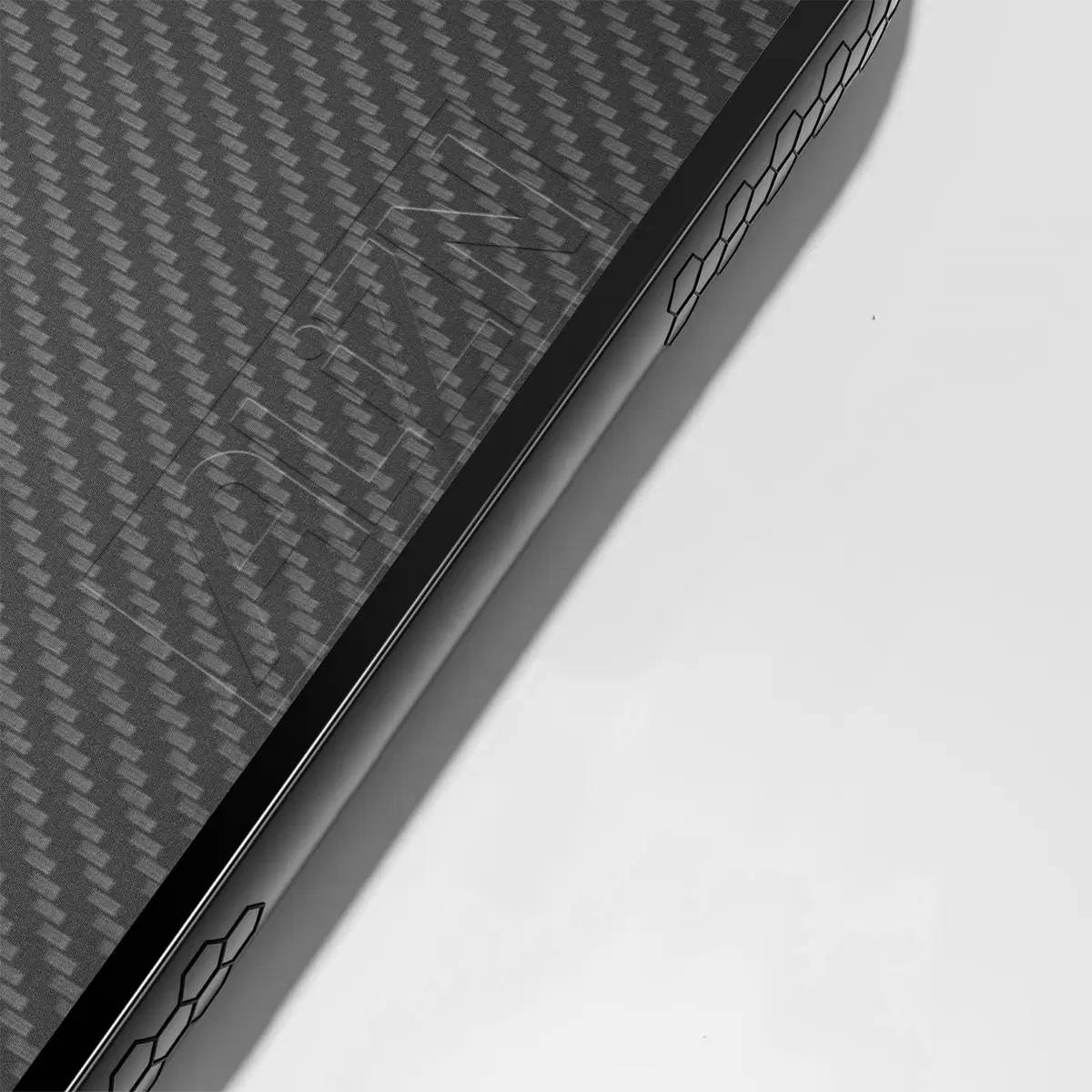 custom raw carbon fiber pickleball paddle