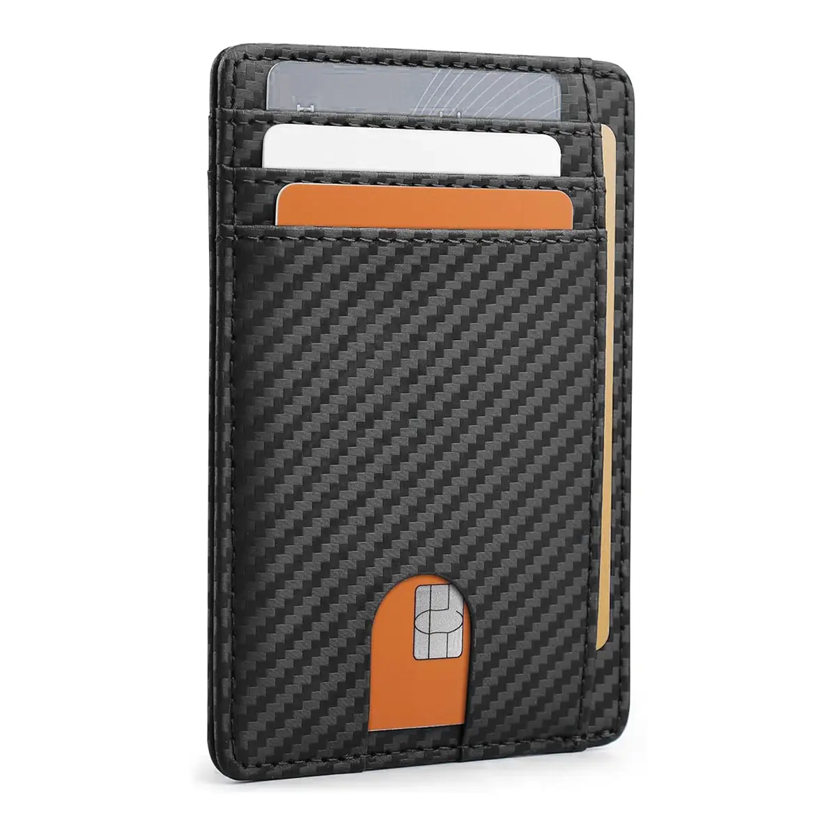 custom slim carbon fiber wallet