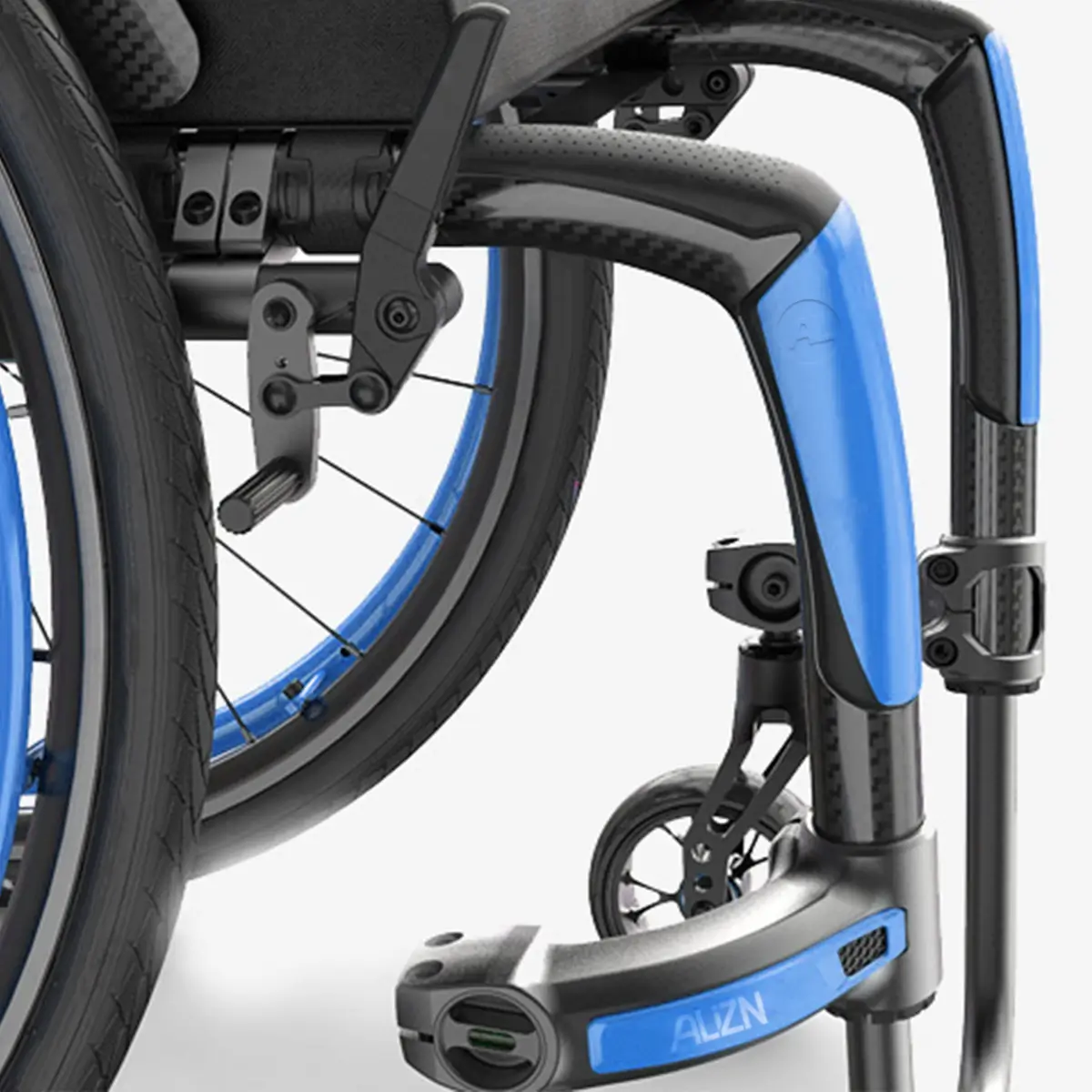 châssis de fauteuil roulant en fibre de carbone oem