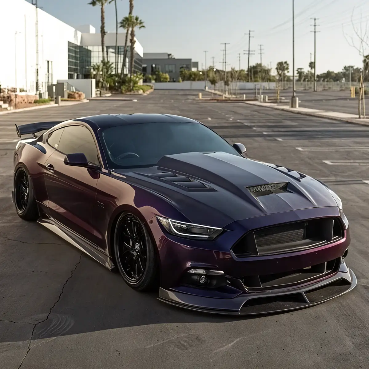 2018 mustang carbon fiber hood