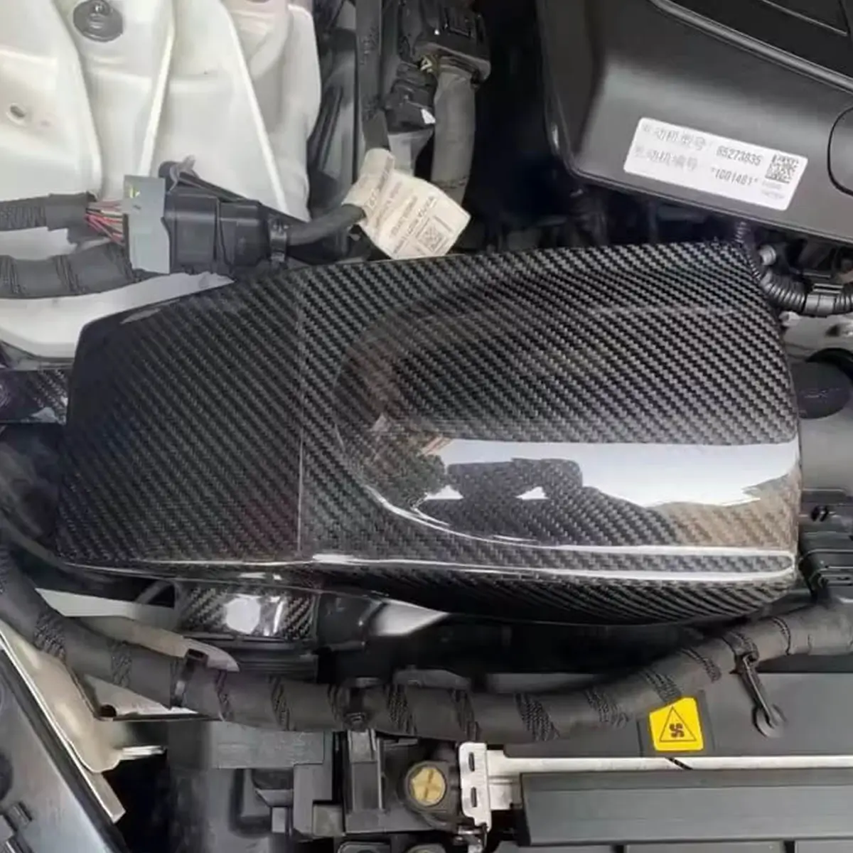 custom alfa romeo giulia carbon fiber air intake